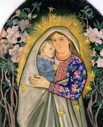 Rurale Madonna, 1904 door Stanislaw Wyspianski